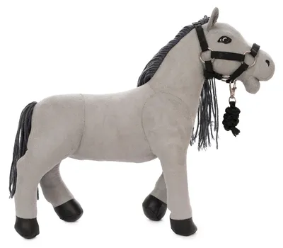 Produktbild von ByASTRUP – Kuschelpony Lucky – Grau – 30 cm