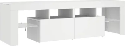 Produktbild von vidaXL TV-Schrank mit LED-Beleuchtung Weiß 140x36,5x40 cm
