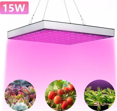 Obrázok produktu pre Clanmacy lampa na rastliny s plným spektrom 225 LED diód 15W svetlo na rastliny vnútorná rastlina rastie lampa rastie lampa