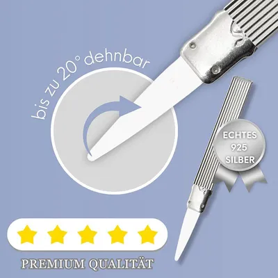 Produktbild von Sanident Zahnstocher mit Silberspitze 925 Silber 6 cm