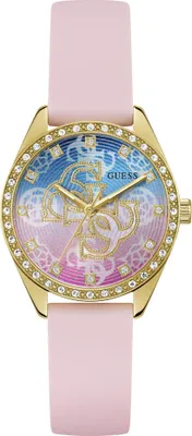 Produktbild von Guess Damen Uhr Armbanduhr AVA GW1042L2 Silikon