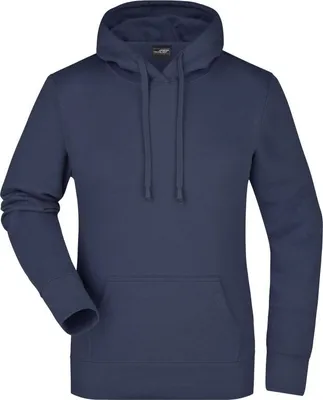 Produktbild von Ladies' Hooded Sweat Klassisches Kapuzensweat navy, Gr. S