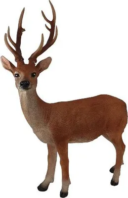 Produktbild von Dekofigur Hirsch 98 x 78 cm braun