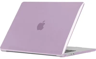 Produktbild von Mobigear Glänzende Schutzhülle für MacBook Air 15 Zoll (2023-2026), Hartschale, MacBook Case - Lila - Modell A2941 / A3114 / A3241 / A3448