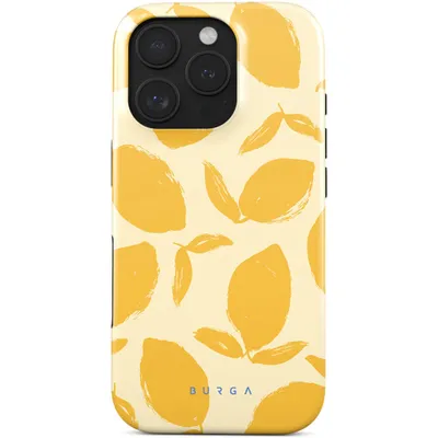Produktbild von BURGA Lemon Tart, Cover, Apple, iPhone 16 Pro Max, 17,5 cm (6.9"), Gelb, Weiß