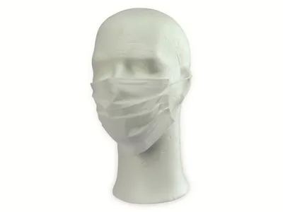 Image de Masque buccal, 3 couches, blanc 50 pièces