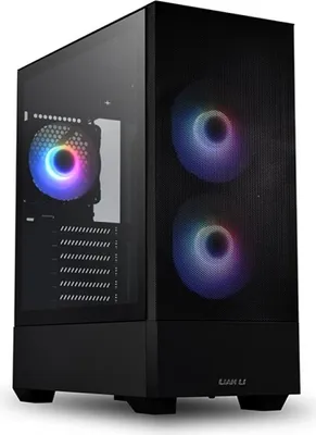 Obrázok produktu pre Lian Li LANCOOL 205 Mesh C - Midi Tower - PC - Schwarz - ATX - micro ATX - Mini-ITX - Netz - Gehärtetes Glas - 16 cm