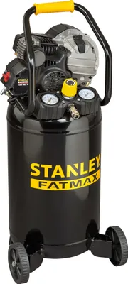 Produktbild von Stanley Kompressor HY 227/10/30V FMXC - Luftkompressor 10Bar - Druckluft Kompressor mit 30L Tankinhalt - Ansaugleistung 222L/Min - Luftdurchsatz 135L/Min - mit Handgriff - Ölgeschmirt - Schwarz