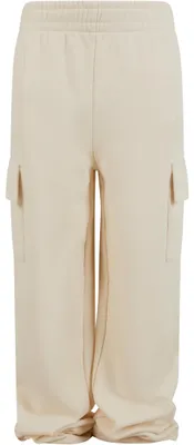 Image de Dětské tepláky Urban Classics Girls Baggy Light Terry Sweat Pants whitesand - 134/140