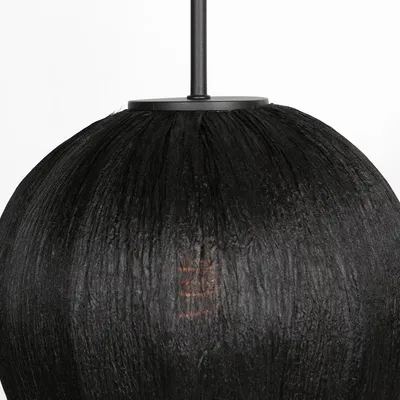 Produktbild von Hängeleuchte - schwarz - HaloSwap - metall textil - Ø 25cm - E27 - 4297ZW - Mexlite