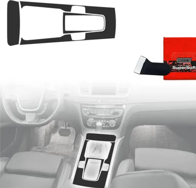 Image de Film de protection 3 en 1 pour console centrale - Peugeot 508 (2010-2018) Noir mat anti-traces de doigts Grizz Protector