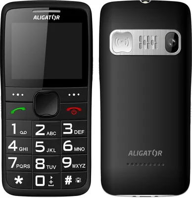 Produktbild von Mobilní telefon Aligator A675 Senior - černý