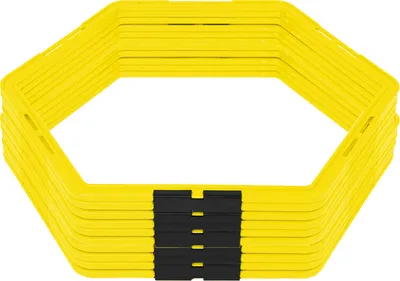 Produktbild von Einheitsgröße GIALLO FLUO ESAGONI 10 PZ|Zeus Hexagon Koordinationsgitter 10 Felder