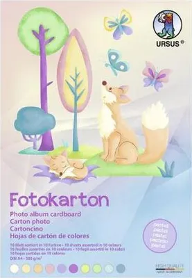 Obrázek produktu pro Fotokartonový blok "pastel", DIN A4