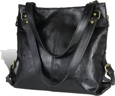 Produktbild von Toscanto Tasche schwarz , Henkeltasche, Shopper groß 40x28x14cm D2OTT136SS