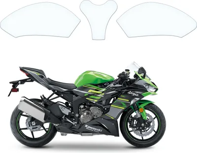 Produktbild von Tankschutzfolie Tankpad geeignet für Kawasaki ZX6R 636 2019+