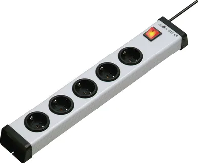 Obrázok produktu pre Viacnásobná zásuvka 16 A 230 V Steckd.5 1,5 m H05VV-F 3x1,5 mm² 0201X00052301