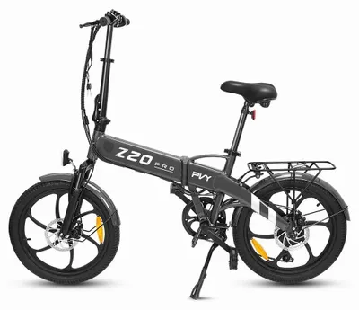 Zdjęcie produktu dla Z20 Pro – składany rower elektryczny – akumulator litowy 36 V 10,4 Ah – silnik bezszczotkowy 250 W – zasięg 31–60 km – prędkość do 25 km/h – aluminiowa rama – kolor szary