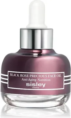 Zdjęcie produktu dla Sisley Black Rose Precious Face Oil, 25 ml, Kobiety, Skóra sucha, Odżywiający, Przeciwstarzeniowy, Buteleczka z kroplomierzem, 1 szt.