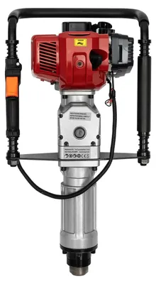 Produktbild von Benzin Pfahlramme & Erdbohrer - Pfostenramme/Erdbohrer - 2-Takt - 52 cm³ - 6000 U/min - Luftgekühlt - Einzylinder - Rot/Schwarz