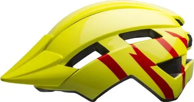 Zdjęcie produktu dla BELL Fahrradhelm - SIDETRACK II YOUTH - Gelb/Rot (47-54 cm)