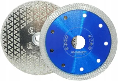 Produktbild von Verdekam Diamanttrennscheiben-Set 125mm zum Schneiden und Schleifen