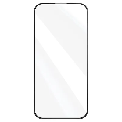 Zdjęcie produktu dla Szklana osłona ekranu dla iPhone 15 / 15 Pro, Mocolo - Czarna krawędź