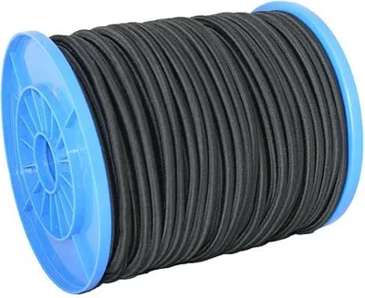 Obrázek produktu pro Gumolano Strend Pro R100, 6 mm, pružná černá guma, nos. 90 kg, L-90 m