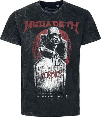 Produktbild von Megadeth T-Shirt Herren Forever anthrazit Band-Merch, Bands 100% Baumwolle 3XL