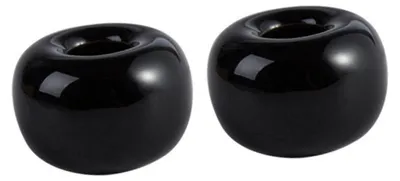 Produktbild von Mini Zahnbürstenhalter Keramik Weiß Hygienisch Platzsparend 4x4x3 cm