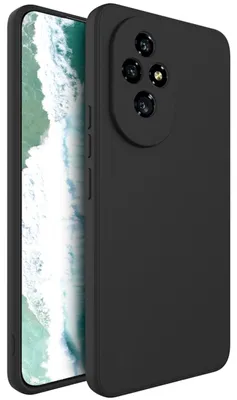 Obrázek produktu pro Pro Honor 200 silikonový měkký ochranný černý obal na mobilní telefon TPU tenký
