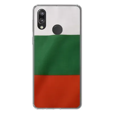Produktbild von MuchoWow® Handyhülle Schutzhülle Hülle für Huawei P20 Lite (2020) Nahaufnahme der Flagge von Bulgarien Silikon Softcase Handy Hülle - Kartenhalter