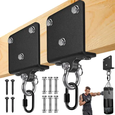 Image de Solidchoice - Support mural robuste pour sacs de frappe, avec longueur réglable