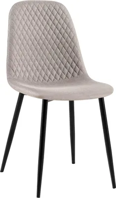 Produktbild von CLP Stuhl Giverny mit Ziernähten grau Material Stoff
