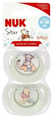 Zdjęcie produktu dla Smoczek Nuk anatomiczny silikon 6 m +