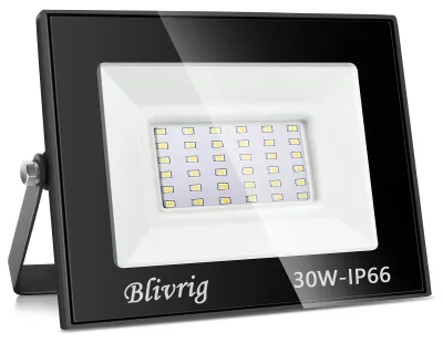 LED-Strahler 30 W, 3000 lm, IP66, kaltweiß, Außenleuchte