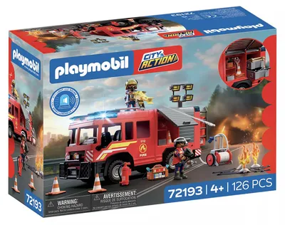 Obrázek produktu pro PLAYMOBIL, hasičské vozidlo s příslušenstvím