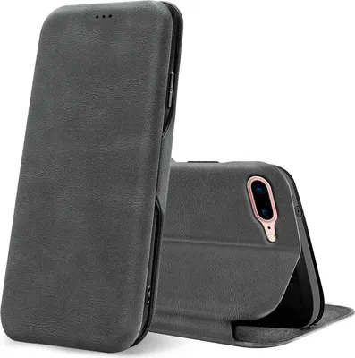 Image de Shell Flip Case pour Apple iPhone 7 Plus / 8 Plus Coque Book Cover Etui pour téléphone portable avec porte-cartes Premium Housse de protection