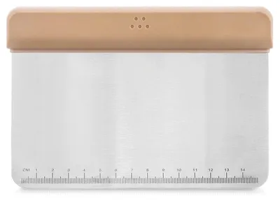 Produktbild von Teigschneider aus Edelstahl mit Skala, 17 cm