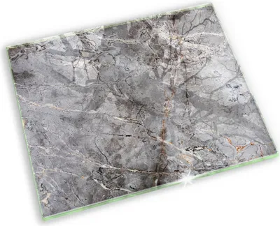 Produktbild von Grabkerze Untersetzer Glastafel Gummifüße Motiv - 60x52 cm - Steinstruktur