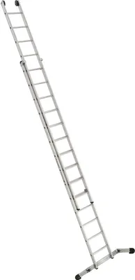 Produktbild von Euroline Premium 302 Schiebeleiter 2x14 Sprossen mit Vario-Traverse