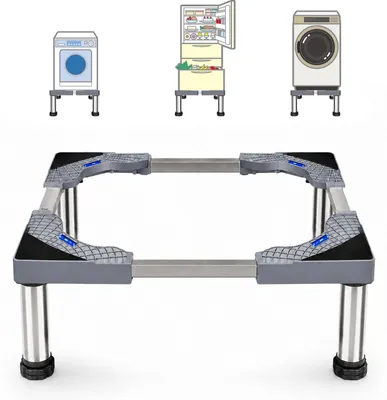 Waschmaschinen-Untergestell, verstellbar, 150 kg, 40–60 cm