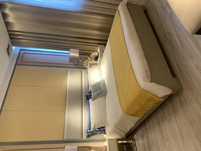Produktbild von Bett Doppelbett Betten Möbel Einrichtung Schlafzimmer Design Stoff Textil neu