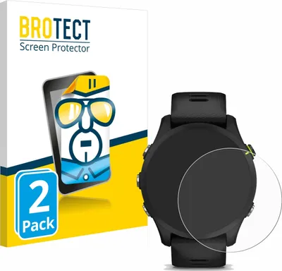 Produktbild von 2x Für Garmin Forerunner 255 Music Schutzfolie BROTECT Displayschutz Display Schutz Folie Klar Transparent