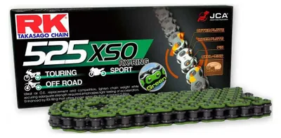 Image de Chaînes Rk 525 xso 120 n vert noir ouvert