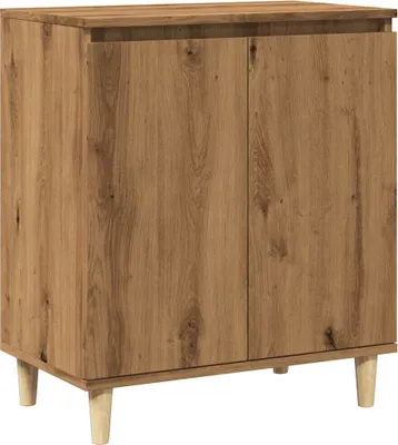 Image de Buffet chêne artisanal 60x35x70 cm bois d'ingénierie