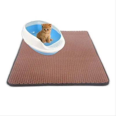 Productafbeelding van Tappetino lettiera gatto dubbio strato EVA, antiscivolo en intrappolante, voor kattenbakken