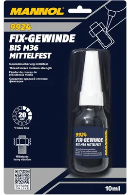 Immagine prodotto di Mannol Fix-Thread fino a M36 Media Forza 10 ML