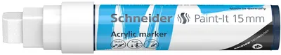 Productafbeelding van Schneider Acrylmarker Paint-It 330, 15 mm, wit