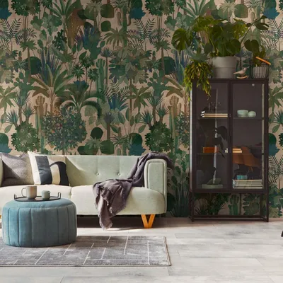 Produktbild von A.S. Creation Livingwalls Fototapete The Wall III 398631 Eine Rolle Ein Motiv 159 x 280 cm Grün Beige Braun